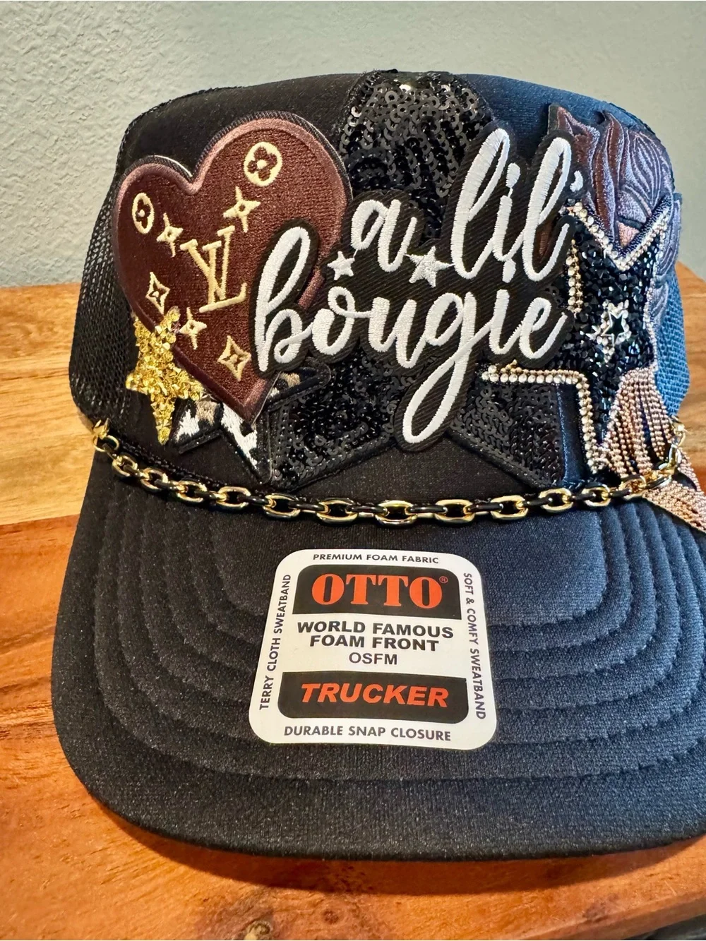 Custom Unlimited Bougie Otto Trucker Hat new w/tags